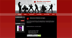 Desktop Screenshot of musikeroversigten.dk